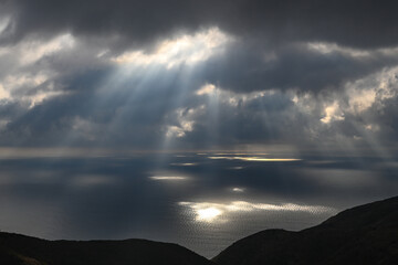 Pacific Ocean View, Malibu Mountains 