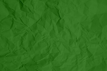 green wrinkled paper texture background