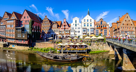 famous old town of Lueneburg - germany