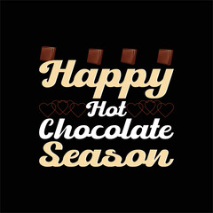 happy best chocolate day t shirt design vector