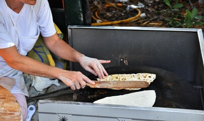 essen hand arbeit kochen sommer