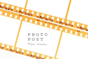 (35 mm.) film collections frame.With black space.film camera.film template	