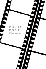 (35 mm.) film collections frame.With black space.film camera.film template	