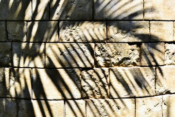 dekor alt wand natur material