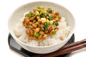 納豆かけご飯