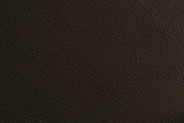 Dark brown natural fine leather background with sunlight and shadow