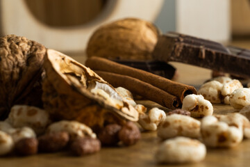 walnuts and nutcracker