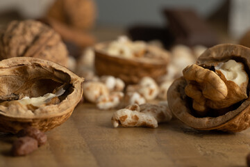 walnuts and nutcracker