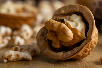 walnuts and nutcracker