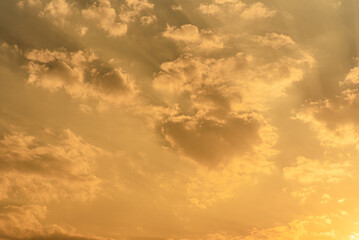 Colorful evening sky sunset clouds amazing nature background and peaceful sunset.