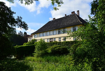 Fototapeta na wymiar Historical Manor in the Village Stellichte, Lower Saxony