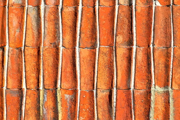 Texture on background of arabic tiles