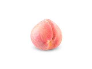 Japanese fruits, peaches isolated on white background