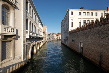 Venice, view of grand canal 