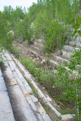 abandoned marble quarry Russia Iskitim Novosibirsk region
