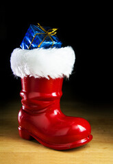 Red Santa boot