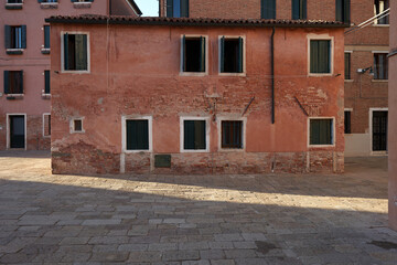 Fototapeta na wymiar The streets of Saint Sebastian Venice Italy 
