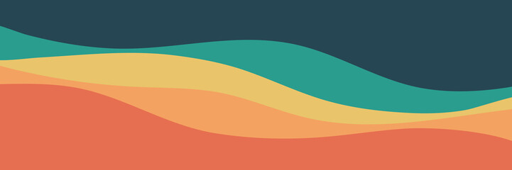 summer color wave pattern design vector illustration good for wallpaper, background, backdrop, banner, web, card, business and design template 