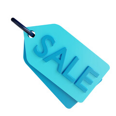 3D illustration people sale pricing suitable for marketing