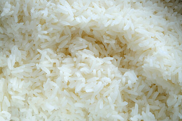 Close-up photo of cooked rice