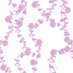 Garden flower, plants ,botanical ,seamless pattern vector design for fashion,fabric,wallpaper and all prints on green mint background color. Cute pattern in small flower. Small colorful flowers.