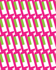 Abstract Geometric Diagonal Stripes Lines Seamless Pattern Trendy Fashion Colors Minimalist Simple Design Retro Concept Perfect for Allover Fabric Print