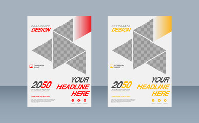 Creative corporate book cover design