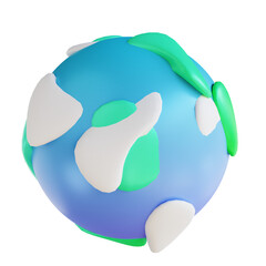 3D illustration World