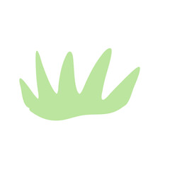 Kids drawing grass bush garden park decoration