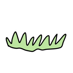 Kids drawing grass bush garden park decoration