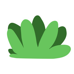 Kids drawing grass bush garden park decoration