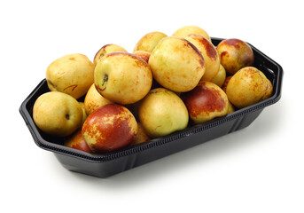 winter jujube on white background 