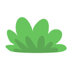 Kids drawing grass bush garden park decoration