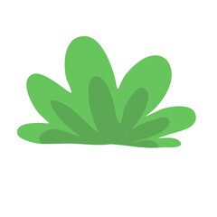 Kids drawing grass bush garden park decoration