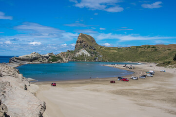 Castlepoint Beach and Bay, New Zealand.