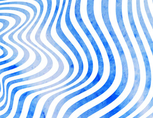blue wavy striped vector background 