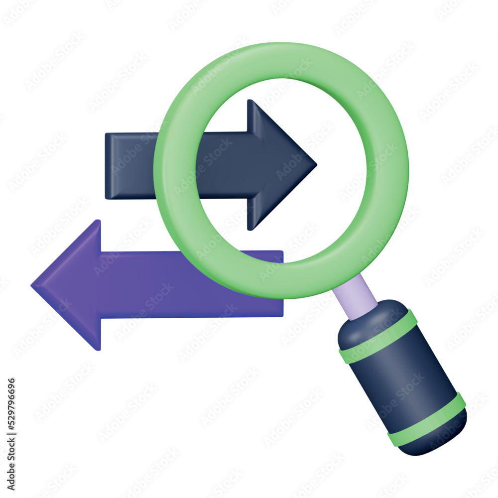 Aufkleber traffic analysis 3d rendering isometric icon.