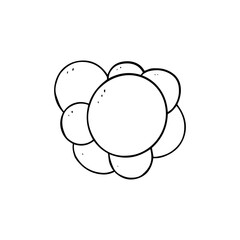 virus hand drawn illustration design