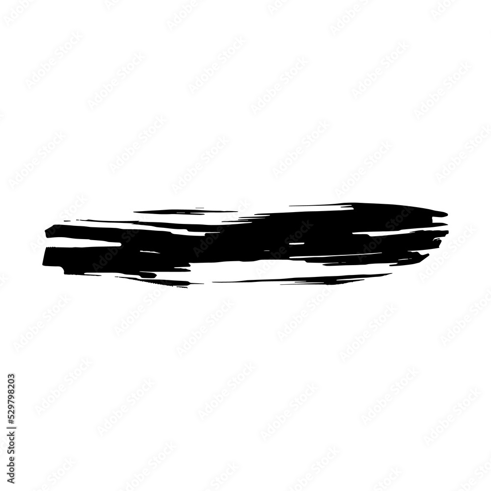 Poster black ink strokes for design element. graphic design elements for lower third, text effect, photo ov