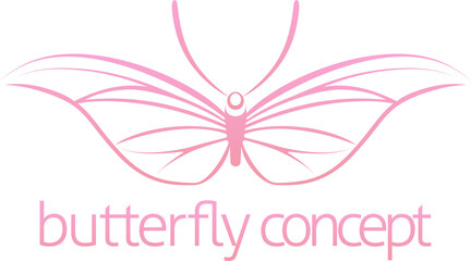 Fototapeta premium Butterfly concept