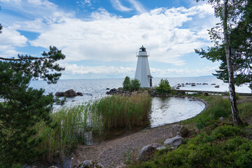 Fototapeta na wymiar VIEW by Lake Vättern, Karlsborg, Sweden
