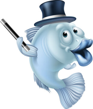 Magic fish cartoon