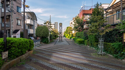 時計塔のある公園