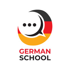 Vector logo of the German language school
