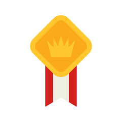 Medal isolated on white background