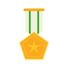 Medal isolated on white background