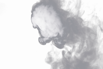 smoke isolated background