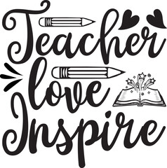 Teacher svg design cut files