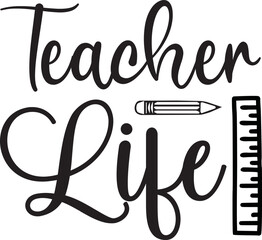 Teacher svg design cut files