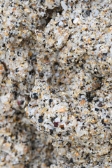 Macro image of grains of sand on a Cornish beach